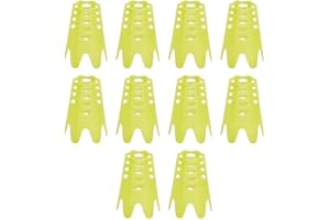 MiOYOOW 10 Stück Golf Tees Kunststoff Golf Simulator Tees tragbare Golf-Trainings-Tees für das Üben im Innen- und Außenbereich