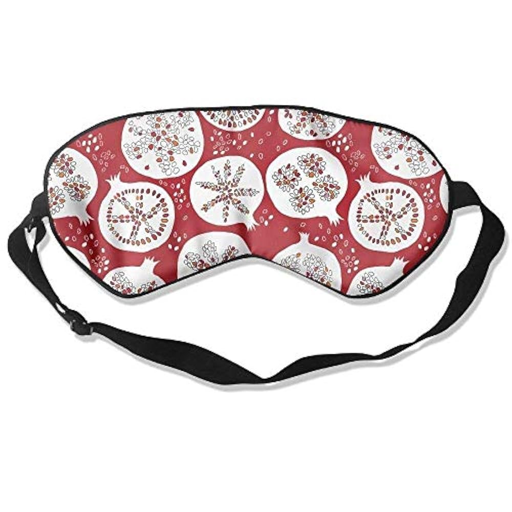 Adult Children Unisex Red Pomegranate Fruit Eyeshade Sleep Mask Eye Mask
