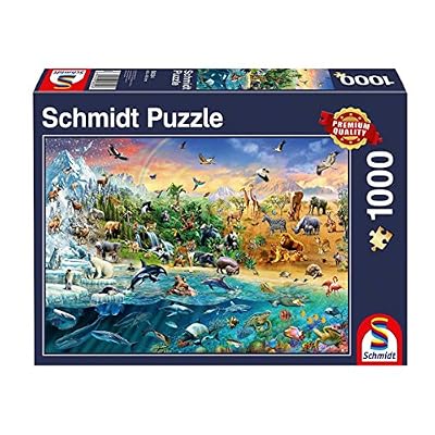 Schmidt Spiele Le Non Le Monde des Animaux, 1000 pcs, 58324