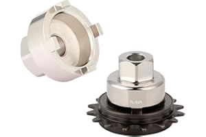 HOUSON Narzędzie do usuwania koła zamachowego rowerowego, narzędzie do koła zamachowego z 4 zębami do wolnobiegów rowerowych 16T 17T 18T BMX Bike