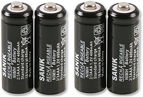Pack of 4 Brand New iDect X1 X1i X11 Rechargeable Phone Batteries NiMH 1.2V 400mAh 2/3AAA 2/3 AAA UK