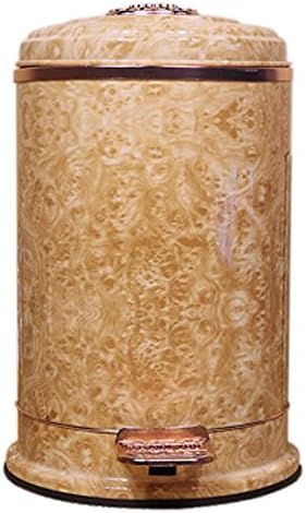 Waste Bins American European Mute Trash Can Wastebasket / Home Kitchen Pedal Anti-Rust Trash Can , A , 2.7