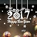 Produktbild Wandtattoos Oyedens "Happy New Year 2017 Merry Christmas" Zu Hause Fenster Schneeflocke Dekor Wandaufkleber (Weiß)