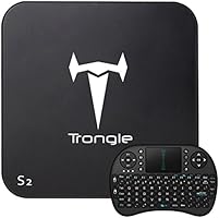 [2016 New Arrivals]S2 Amlogic S905 Quad Core Android TV Box XBMC Kodi Full Loaded Media Player Android 5.1 Kitkat Mini PC TV Stick 4K 1G 8G WiFi Box (With Wireless Keyboard)