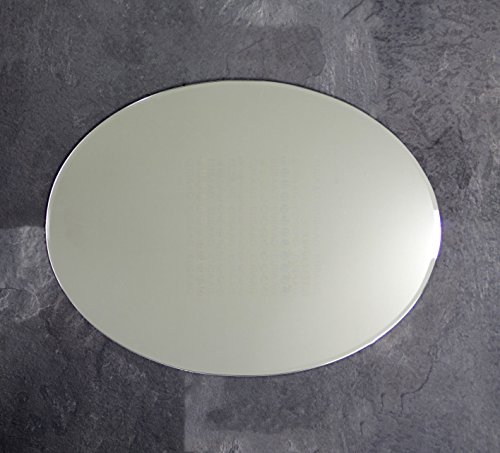 B-WARE Badspiegel oval mit Facettenschliff 500 x 700 mm