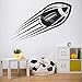Produktbild American Football Sport Hobbys Wandaufkleber fußball in bewegung Abnehmbare Kinderzimmer Aufkleber Dekor GYM wandbild tapete 66 * 42 CM