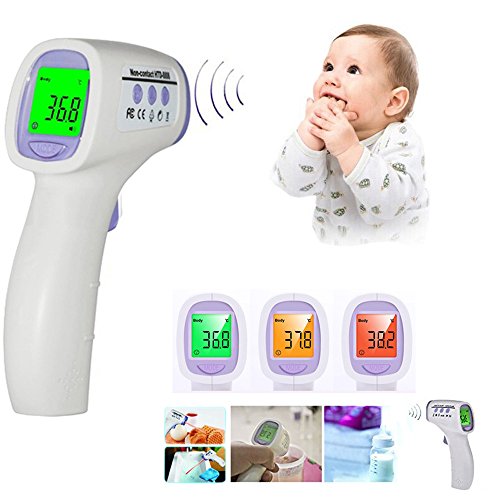 INMOZATA Baby Thermometer Infrared Non-Contact Body Digital LCD Thermometer Forehead Temperature Accurate Reading for Baby, Children, Adults