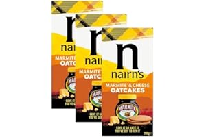 Nairn's Marmite & Cheese Oatcakes 200g (Pack of 3)