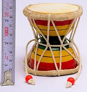 Leather Wood Drum Dumroo 2.8