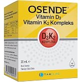 Osende D3K2 Kompleks Damla 20 ml Vitamin D Vitamin K2 MK-7 MK-4