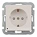 Produktbild Wintop Face Weiss Shuko Steckdose mit LED+ GRATIS Rahmen Shuko Socket Get White Frame with Value About 5 EUR for Free, 1 Stück, weiss, 1 Stück, System 55, Weiss, 12770F-S100-P953A