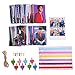 Produktbild GOTH Perhk 100PCS KPOP TWICE NCT127 IZONE BTS BLACKPINK Postkarten 3-Zoll Foto Lomo Polaroid Foto Clip senden + Hanfseil + Thumbtack + Corner Stickers(EXO-1)