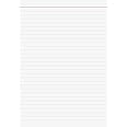 Brunnen A4 Ruled Paper 100 Sheets - White - Writing Paper - A4 Ring Binder Inserts - Ruled