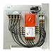 Produktbild Multischalterpanel 5/8, Bauckhage BMS 508 NT, für 8 Teilnehmer, vormontiert mit Potentialausgleich und Überspannungsschutz
