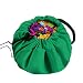 Myguru 60 Inches Large Size Toy Storage Bag Lego Organizer Kid Play Mattress Foldable Baby Playmat Portable Big Picnic Shoulder Bag,Dia 150CM (Green)