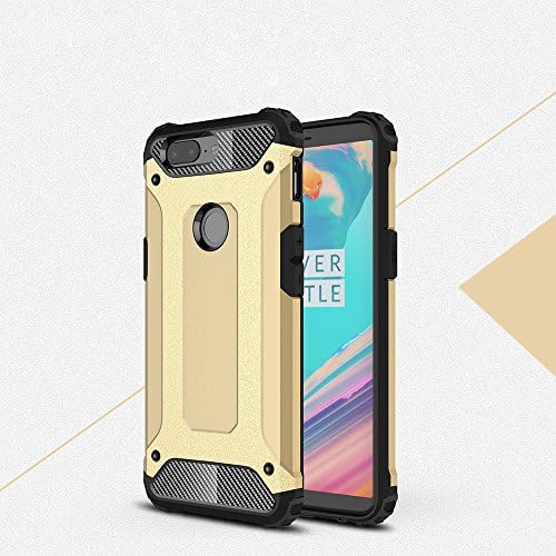 RockweyÂ® Oneplus 5T case,TPU + PC,durable,Shock-Proof,perfect match Oneplus 5T(Gold)