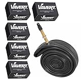 Vavert 700 x 18-25c Road Bike Inner Tubes - Presta Valve (Pack of 5)