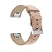 Produktbild myqyiyi Mode Lederband intelligente Uhr mit Metall-Verbinder für Fitbit Charge 2 Roségold
