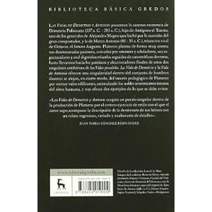 Vidas paralelas: Demetrio - Antonio (B. BÁSICA GREDOS)