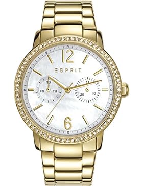 Esprit Damen-Armbanduhr Kate Analog Quarz Edelstahl ES108092008