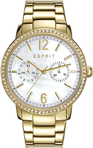 Esprit Damen-Armbanduhr Kate Analog Quarz Edelstahl ES108092008 Esprit Damen-Armbanduhr Kate Analog Quarz Edelstahl ES108092008