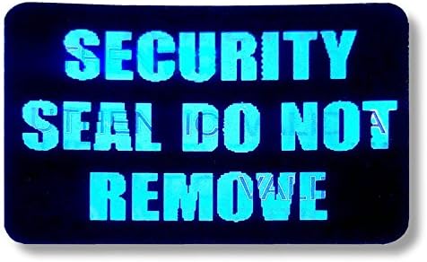 SECURITY SEAL DO NOT REMOVE Hologram Stickers, 30mm x 20mm Silver Labels, Tamper Evident, Genuine, Valid, Certified, Authentic, Original, Security