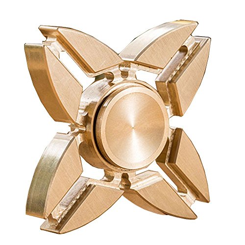 ESONIC Hand Spinner Stress Relief Toy,100% Copper-High Speed 3-5 Minute Spins -Stress Reliever Reducer Anxiety ADD ADHD Focus Idle Killing Time