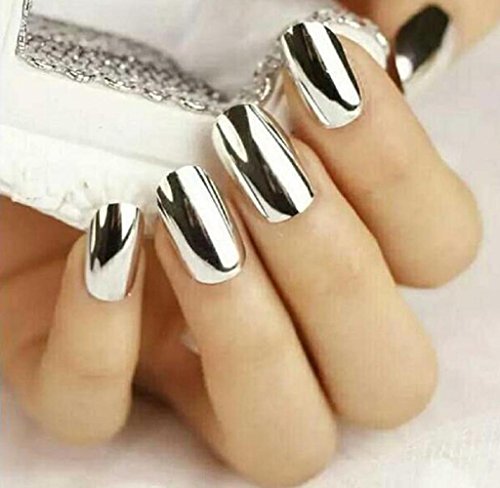 Covermason 12 Farben Nagel Glitzerpuder Glitzer Pulver Leuchtenden Nagel Spiegel Pulver Make up Kunst-DIY Chrome - 4