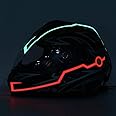 Spedy Motorcycle Helmet Light Strip LED Night Signal Light Luminous Stripe Fashion Modified Glowing Bars - Green Numercmb40 | Set of 1