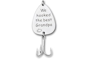 GUQQEUC Fishing Gifts for Men Grandad Husband Boyfriend Birthday for Fishing Lovers Fisherman Gifts for Dad to Be