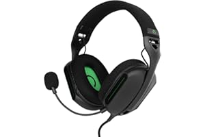 Konix Auriculares Gaming circumaurales con Cable Skylite ultraligeros 218 g Xbox One y Series X|S - Micrófono - Cable de 1,5 m - Jack 3,5 mm - Negro