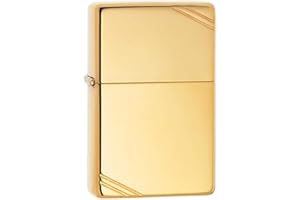 Zippo Vintage Lighter - High Polished Brass