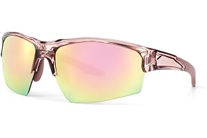Meeloog Sports Sunglasses for Men Women, Cycling Running Golf Pickleball Mountains Glasses UV400 Protection Wear Lightweight 