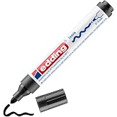 edding 4500 tekstil kalemi - siyah - 1 kalem - 2-3 mm yuvarlak u&ccedil;