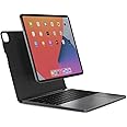 Brydge 12.9 MAX+ QWERTY Wireless Keyboard with Case and Multi-Touch Trackpad for iPad Pro 12.9 Inch (3rd to 5th Gen). Built-in SnapFit™ Magnetic Case. | Keyboard in Space Grey/Black Case
