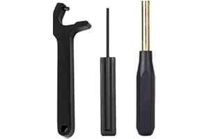 ‎KEENSO Keenso Glock-Werkzeugsatz, Magazin-Demontagewerkzeug für Standard-9/40-Glock-Modelle mit Sechskantwerkzeug Zur Montage des Visiers (Schwarz)