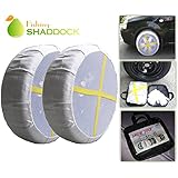 Car Snow Socks KA Series Super Longer Life Issue Anti-Skip Car Tire Cover Auto Snow Socks Chains Winter Snow Ice Traction Device (KA78)