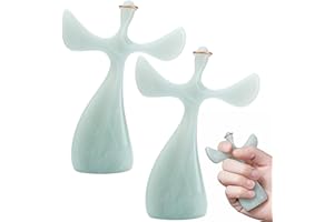 Omoojee Dual Prayer Cross Set, Twin Pack for Personal & Gift Use, Handheld Marble Resin Crosses, Faith Christian Gift (2 Complete Boxed Sets)