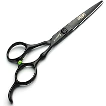 AXEMOORE Friseurschere 5,5 Zoll Schwarz-rot | Professionelle Haarschere Aus Edelstahl