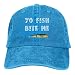 Produktbild Bite Me Fishing Denim Hat Adjustable Women's Plain Baseball Caps
