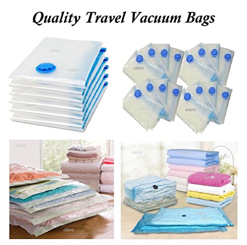 10Pcs Vakuumbeutel – Vakuumbeutel für Kleidung mit Pumpe ,für Kleider, Bettdecken, Bettwäsche, Kissen - 4