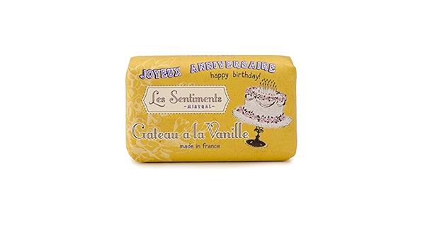 Buy Mistral Les Sentiments French Gift Soap Gateau A La Vanille Vanilla Cake 0 G 7 Oz Online At Low Prices In India Amazon In