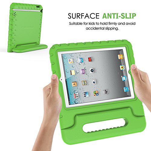 MoKo Hülle für iPad 2 / 3 / 4 – Superleicht EVA Kids Shock Proof Cover Stoßfest Kindgerechte Schutzhülle für Apple iPad 2 / 3 / 4 9.7 Zoll Tablet-PC, Grün - 8