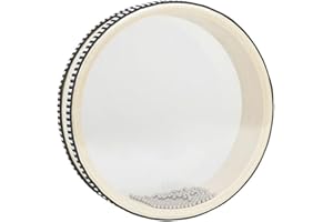 Moqqeu Double-Sided Wave Drum,Ocean Drummer,Wooden Sea Sound Hand Clap Drum, Sound Therapy to Aid Sleep 12 Inches