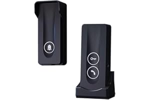 ANJIELO SMART Kabellose Türklingel, integriertes drahtloses Signal, Zwei-Wege-Gegensprechanlage, Ein-Knopf-Fernentriegelung, keine Verkabelung erforderlich