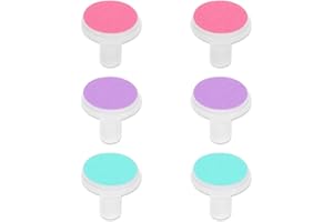 WeddHuis 6 Pezzi Ricambio per Tagliaunghie, Pads Lima Bambini, Accessori Elettrici, Set di Cura, Nail Trimmer, Professionale Elettrico, Taglia Unghie, Limetta, Lima Elettrica