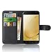 Produktbild Samsung Galaxy J2 Pro 2018 Hülle , Anzhao PU Ledertasche Brieftasche Schutzhülle für Samsung Galaxy J2 Pro 2018 Hülle (Schwarz)