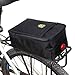 Produktbild Fahrrad Gepäcktasche Satteltasche Gepäckträger Tasche Fahrradtasche Mit Rücklichtern Schwarz 28 * 16 * 11cm