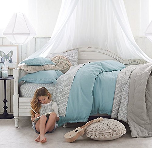 Pericross™ Betthimmel Deko Baldachin Grau - 3