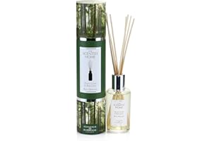 Ashleigh & Burwood Scented Home 150ml Reed Diffuser Fragrance Set - For The Home - Recyclable - Includes Reed Diffuser Sticks and Fragrance - Refillable (White Cedar & Bergamot)